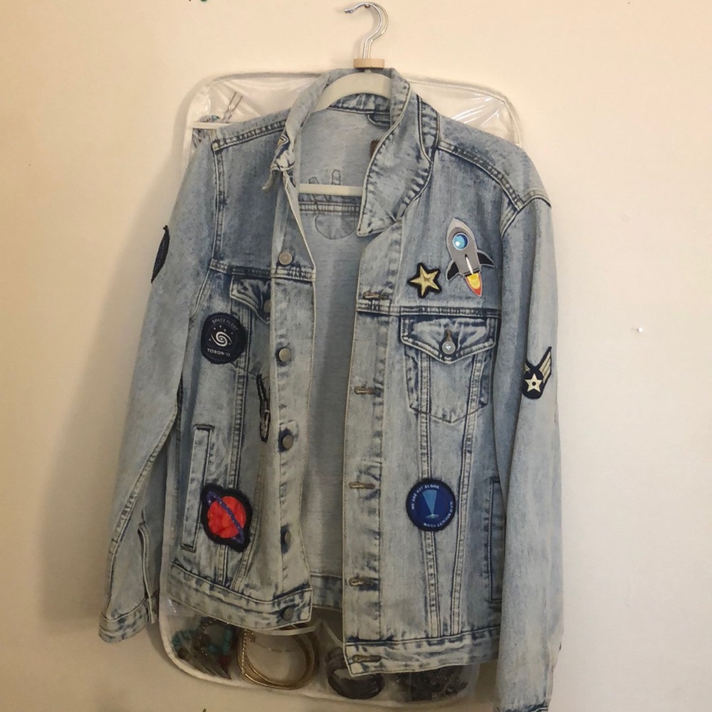 Asos Denim Jacket with patches